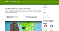 Desktop Screenshot of ecologie-pratique.org