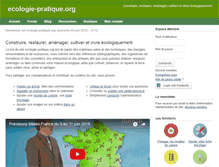 Tablet Screenshot of ecologie-pratique.org